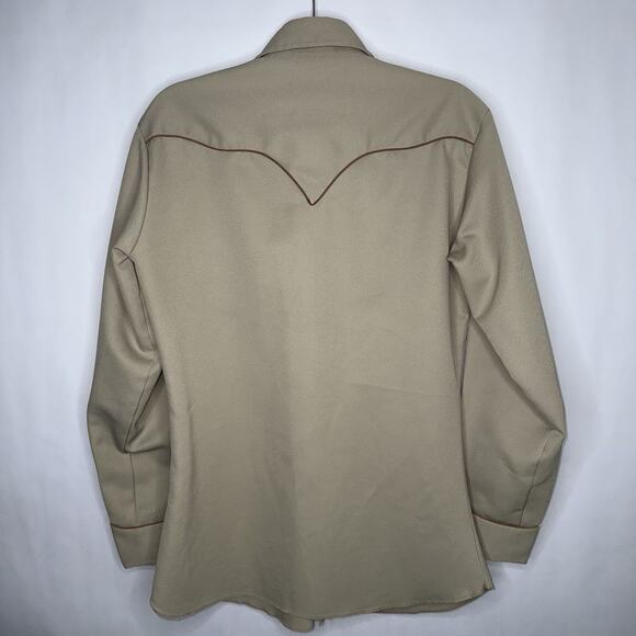 H Bar C California Ranchwear Pearl Snap Western Shirt RARE 1950-60’s Size 15 - Picture 3 of 5